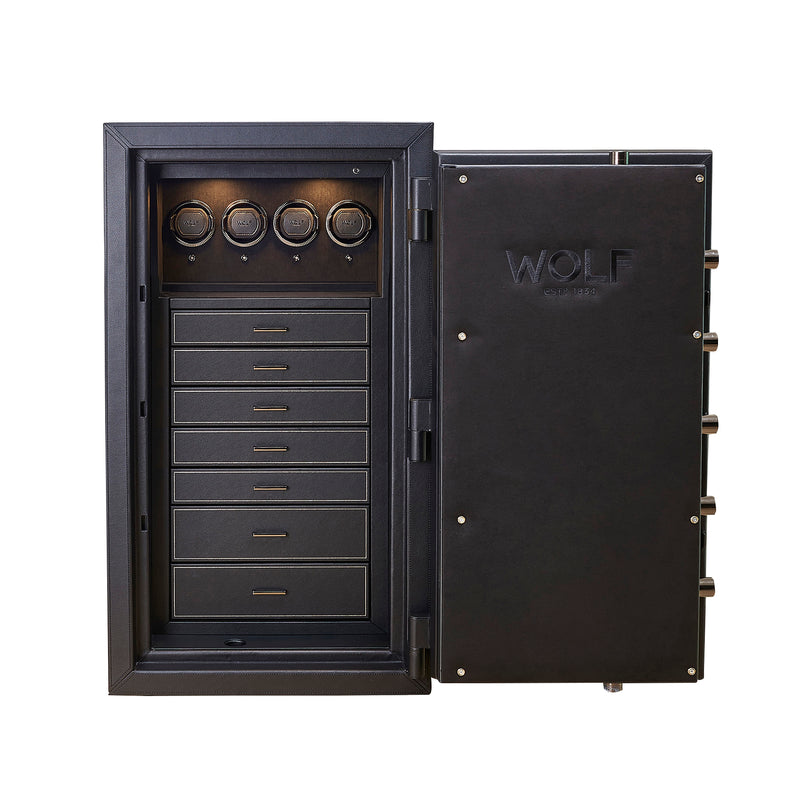 Athos 4 Piece Watch Winder & Jewelry Safe