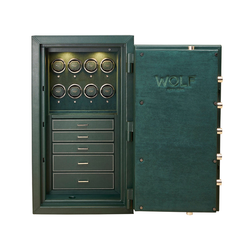 Athos 8 Piece Watch Winder & Jewelry Safe