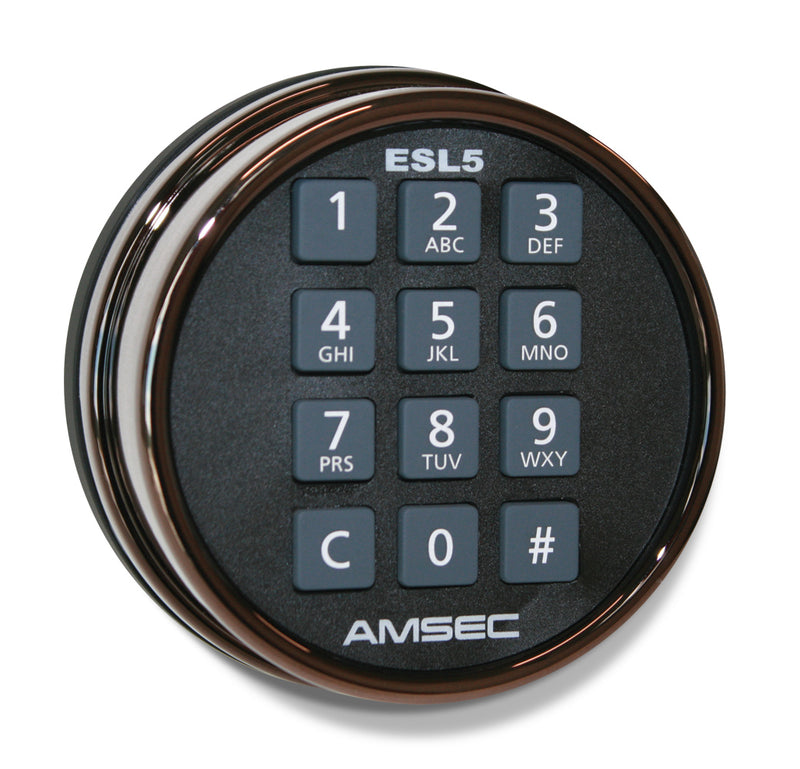 ESL5 Electronic Lock Black Nickel